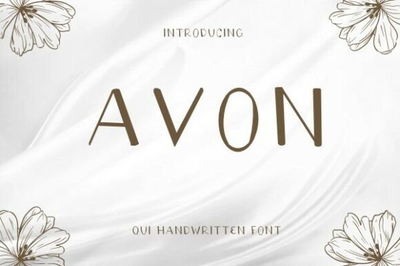 Avon: A Handcrafted Script Font for Makers