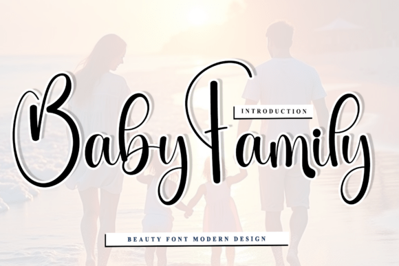 Baby Family: A Warm Script Font for Crafters