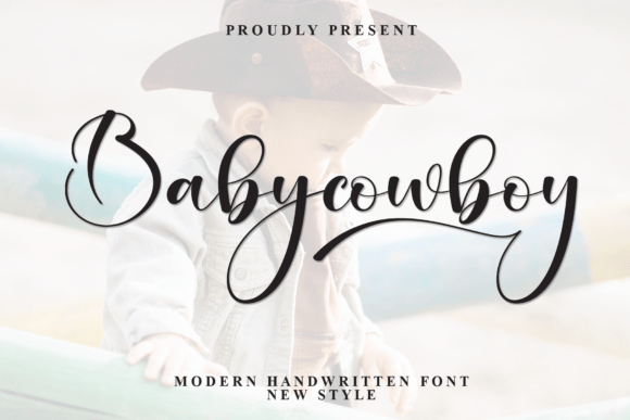 Babycowboy: A Modern Script Font for Editorial Design