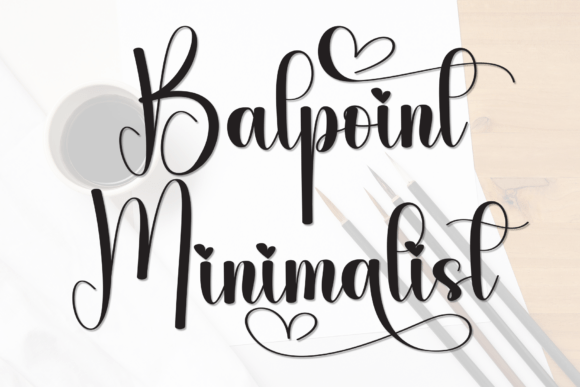Balpoint Minimalist: A Warm Display Font for Campaigns
