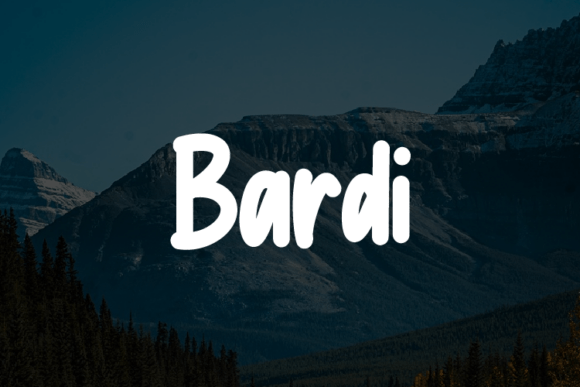 Bardi: A Rugged Display Font for Bold Campaigns