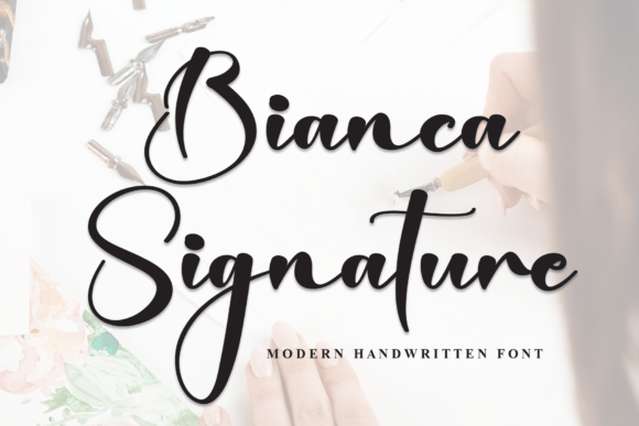 Bianca Signature: A Modern Handwritten Font for Your Brand
