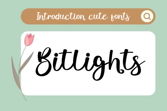 Bitlights: A Sophisticated Script Font for Brand Identity