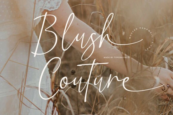 Blush Couture: A Premium Font for Your Brand
