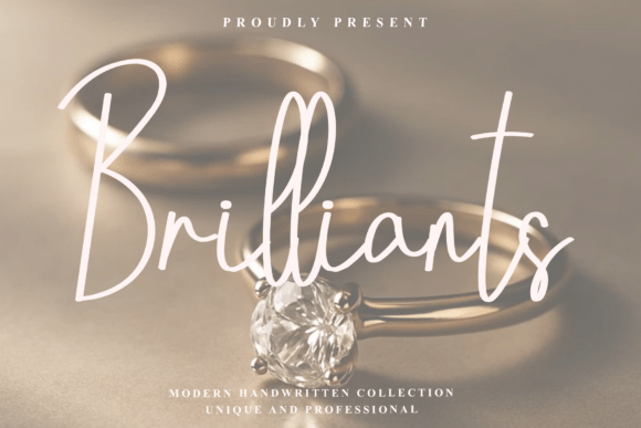 Brilliants: A Handwritten Font for Modern Web Design