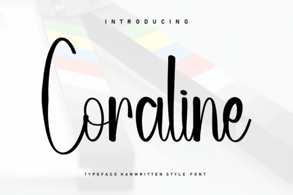 Coraline: A Cozy Handwritten Font for Branding