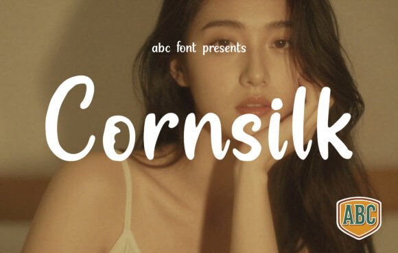 Cornsilk: A Gentle Script Font for Editorial Design