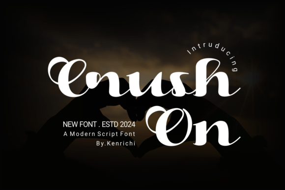 Crush On: A Modern Script Font for Web Design