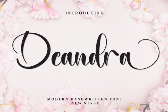 Deandra: A Modern Script Font for Marketers