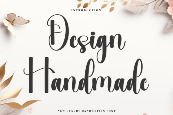 Design Handmade: A Warm Script Font for Crafters