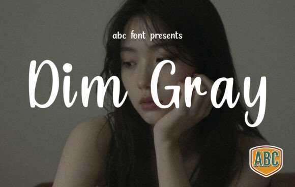 Dim Gray: A Warm Script Font for Web Design