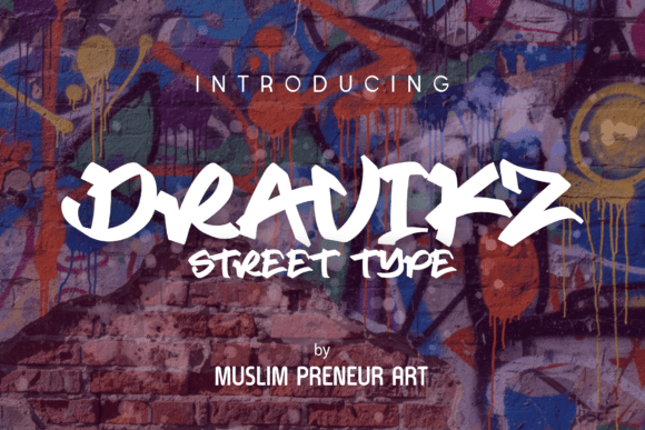 Dravikz: A Bold Graffiti Typeface for Web Design