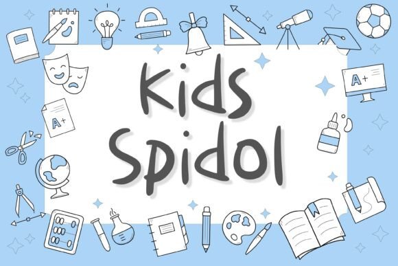 Kids Spidol: A Quirky Font for Your Brand
