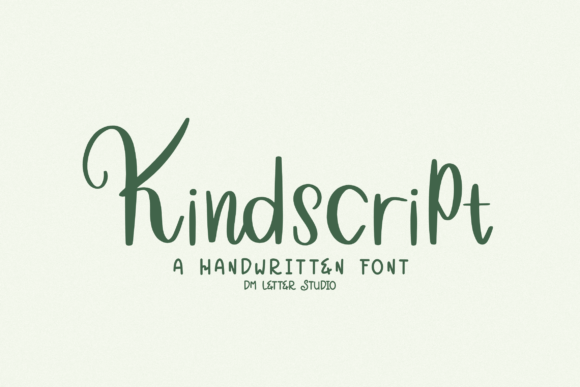 Kindscript: A Handwritten Font for Authentic Branding
