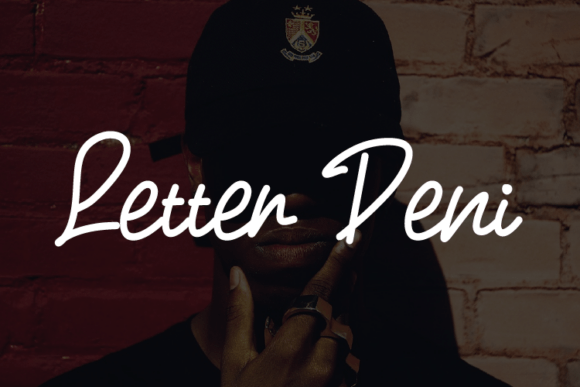 Letter Deni: The Elegant Script Font for Your Brand