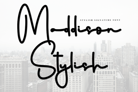 Maddison Stylish: The Festive Typeface for Campaigns