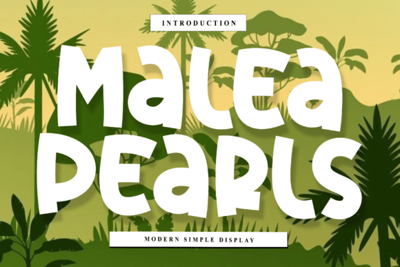 Malea Pearls: A Rhythmic Script Font for Web Design