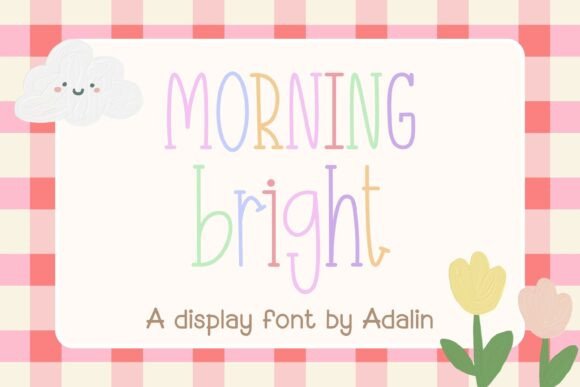 Morning Bright: A Cheerful Script Font for Editorial Design