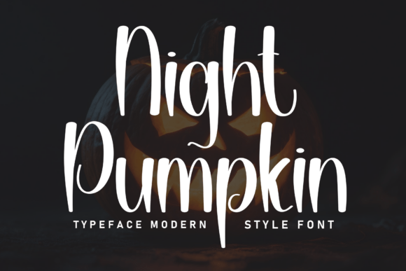 Night Pumpkin: A Whimsical Handwritten Display Font