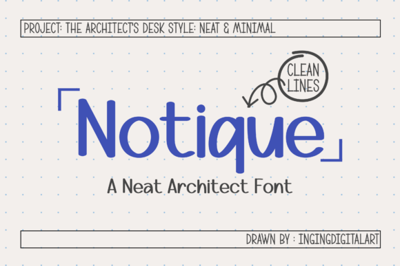 Notique: A Precision Architect Font for Campaigns