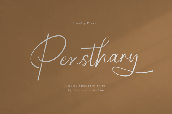 Pensthary: The Signature Script Font for Your Brand