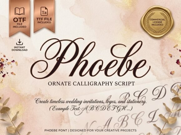 Phoebe: The Elegant Script Font for Marketers
