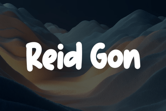 Reid Gon: A Modern Typeface for Web Design