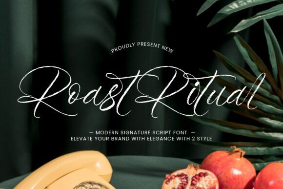 Roast Ritual: A Modern Script Font for Web Design