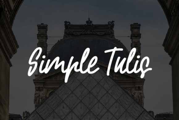 Simple Tulis: A Modern Typeface for Editorial Design