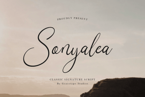Sonyalea: The Signature Script Font for Your Brand