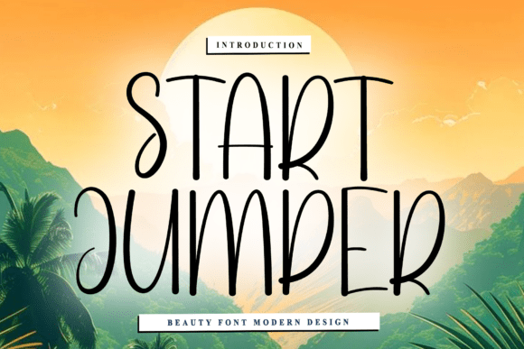 Start Jumper: A Rhythmic Script Font for Campaigns